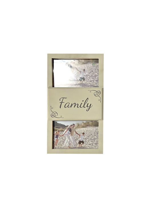 HOMie Family Multi Plastic Tabletop with Beige Frame