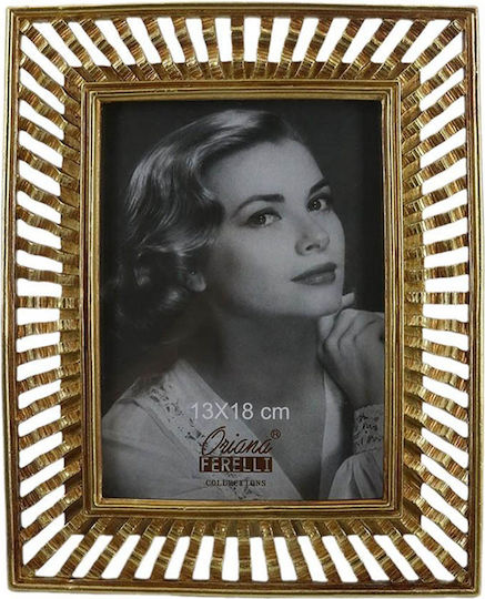 Oriana Ferelli Fotorahmen Mit Goldenem Metallischem Rahmen 15x20
