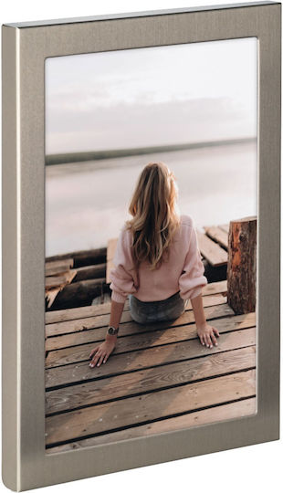 HAMA Titan Metallic Photo Frame with Silver Frame