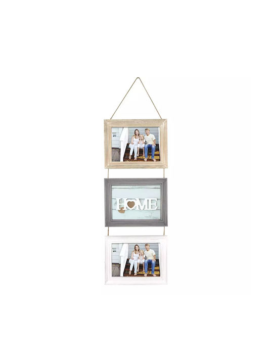 Goldbuch Multi Picture Frame 3 Slots Wooden with White Frame
