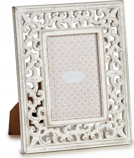 Gift Decor Rama Foto Albă Din Lemn 10x15 Gift Decor Rama Foto Albă Din Lemn 10x15