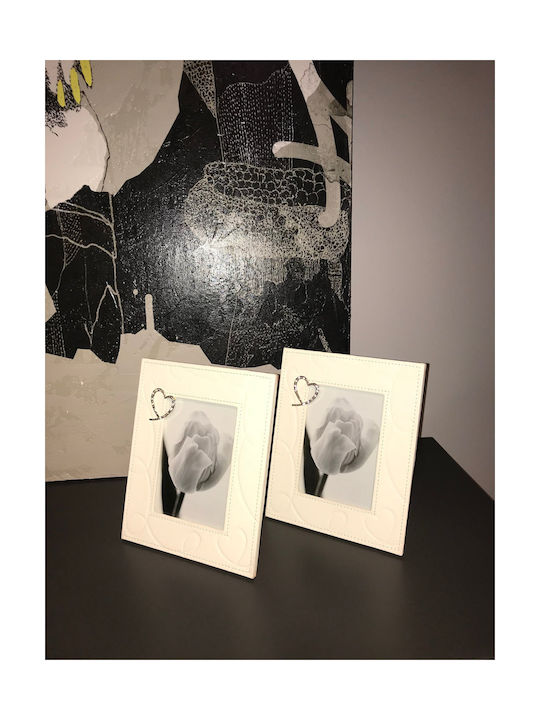 MSA Rama Foto Material Textil Cu Ramă Albă