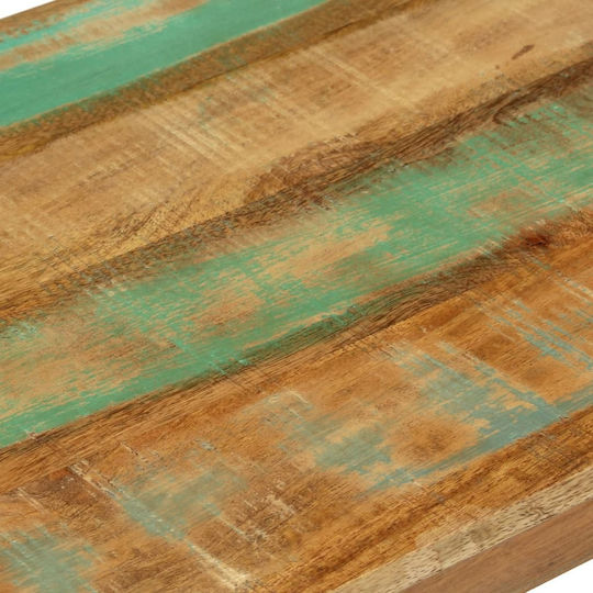 Console Table of Solid Wood & Metal Colorful L110xW35xH75cm