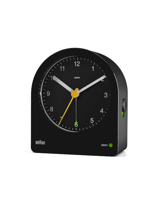 Braun BC22 Επιτραπέζιο Ρολόι με Ξυπνητήρι Μαύρο / Πορτοκαλί 67591