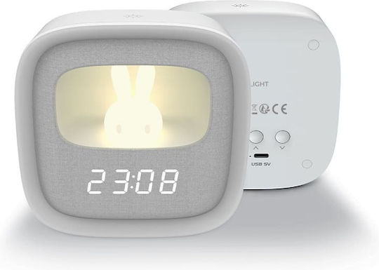 Alarm Clock Led Bunny Night Light Pure Fnl-06 Aurora White Square Forever Light Alarm Clock Led Bunny Night Light Pure Fnl-06 Aurora White Square Forever Light