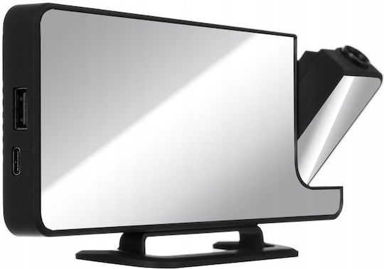Izoxis Tischuhr Digital LED Kunststoff mit Wecker Rote 19576
