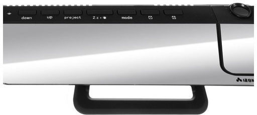 Izoxis Tischuhr Digital LED Kunststoff mit Wecker Rote 19576