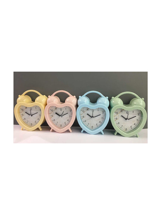 Ceas De Masă Cu Indicatori Plastic Cu Ceas Deșteptător Albastru 906175_bl