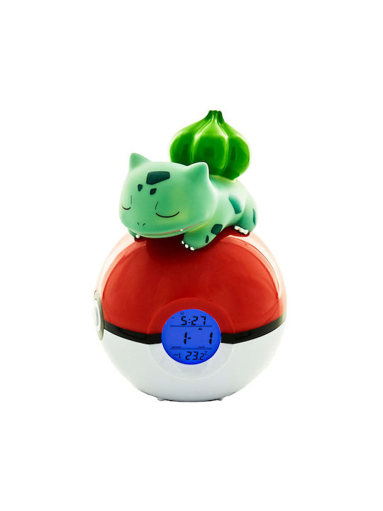 Teknofun Pokemon Tabletop Digital LED Clock Plastic With Alarm Clock & Multicolour Radio TEKN811367