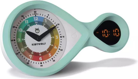 Kidywolf Analog Turquoise Tabletop Clock Kidywolf Analog Turquoise Tabletop Clock