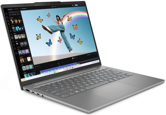 Lenovo IdeaPad Slim 5 14AHP10 14" IPS FHD+ (Ryzen 7-8845HS/16GB/1TB SSD/No OS) Luna Grey (Tastatură Engleză Internațională)