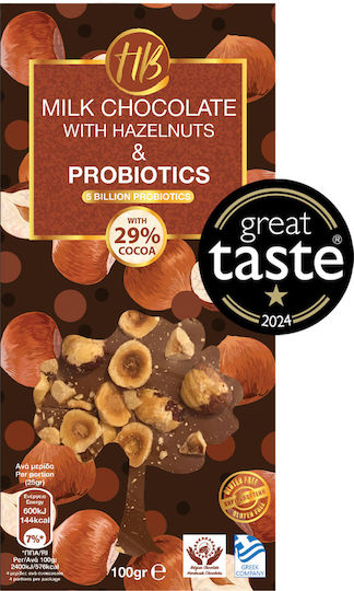 Healthy Bites Chocolate Milk Hazelnut 100gr