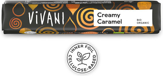 Vivani Creamy Caramel Βιολογικό Προϊόν Σοκολάτα καραμέλα 40gr