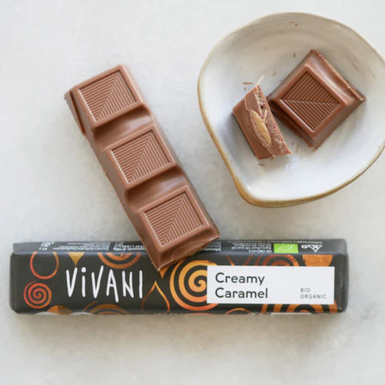 Vivani Creamy Caramel Βιολογικό Προϊόν Σοκολάτα καραμέλα 40gr