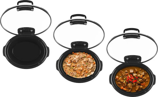 ETA Slow Cooker 245W with Capacity 6L Silver