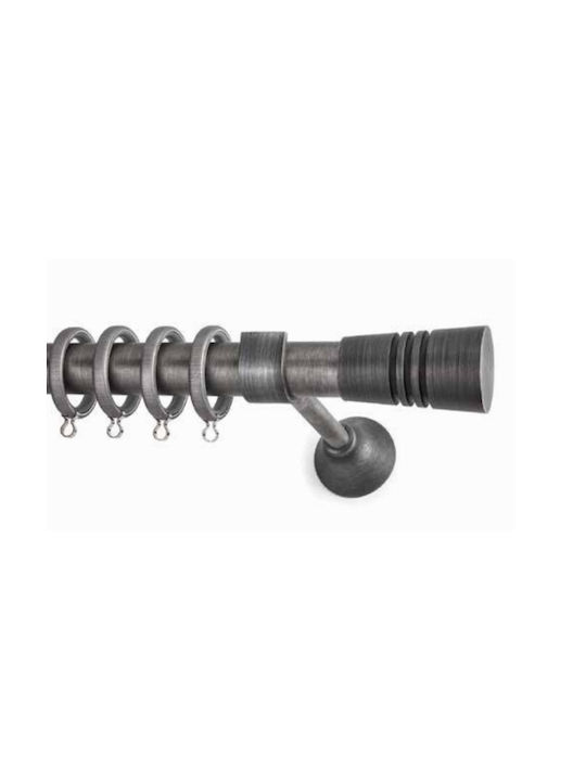 Anartisi Metallisch Vorhangstange Ravena Einfach Φ25mm 200cm Cassieros