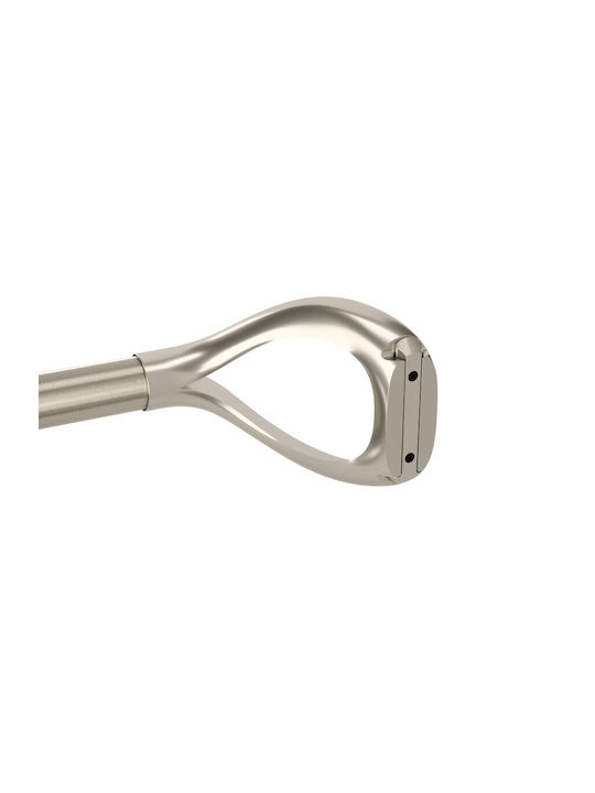 Umbra Extendable Metallic Curtain Pole Loop Single Φ25mm 305-305cm Metallic