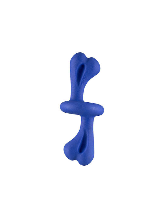 Nylabone Bone Toy Dog Chewable made of Rubber with Flavor Bacon Large Blue 1pcs