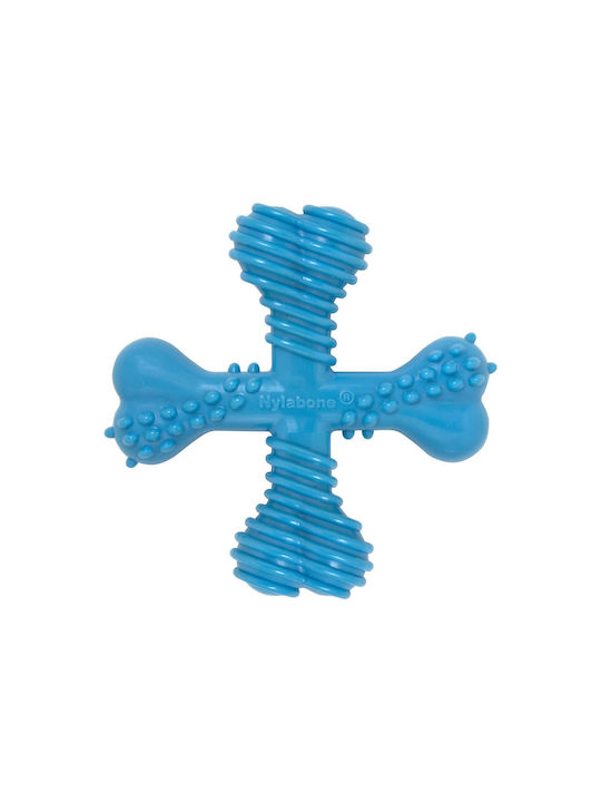 Nylabone Dura "X" Beef Παιχνίδι Κόκκαλο Σκύλου Μασητικό με Γεύση Βοδινό Large Μπλε 1τμχ