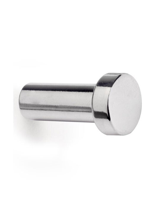 Emuca Wall Hanger Metal Silver 16x10x30cm