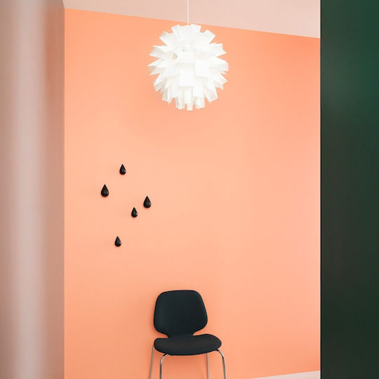 Normann Copenhagen Стенна Закачалка Дървена Черна 5x7.7x8см 2 Бройки