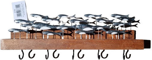 Synchronia Ψαρακια Μεταλλική 5 Θέσεων 9x25.5x25.5cm