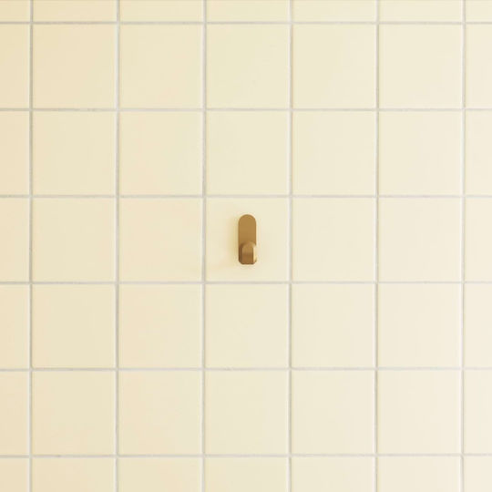 Normann Copenhagen Κρεμάστρα Τοίχου Μεταλλική Χρυσή 2.1x3x5.8cm