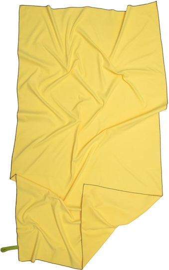 Viopros Πετσέτα Microfiber Σώματος Κίτρινη 160x90εκ.