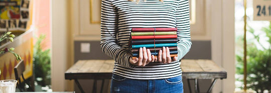 Paper Republic Essentials Notizbuch mit Gummiband Rote