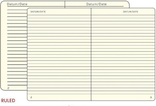 Leuchtturm1917 Compo Ruled Rising Sun 219p # Μπλοκ Σημειώσεων B5 219 Φύλλων Ριγέ με Σκληρό Εξώφυλλο Rising Sun