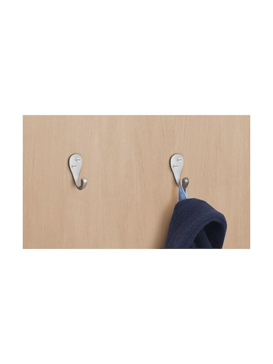 Inofix Metal Wall Hanger Νίκελ 3760 4x2x3cm