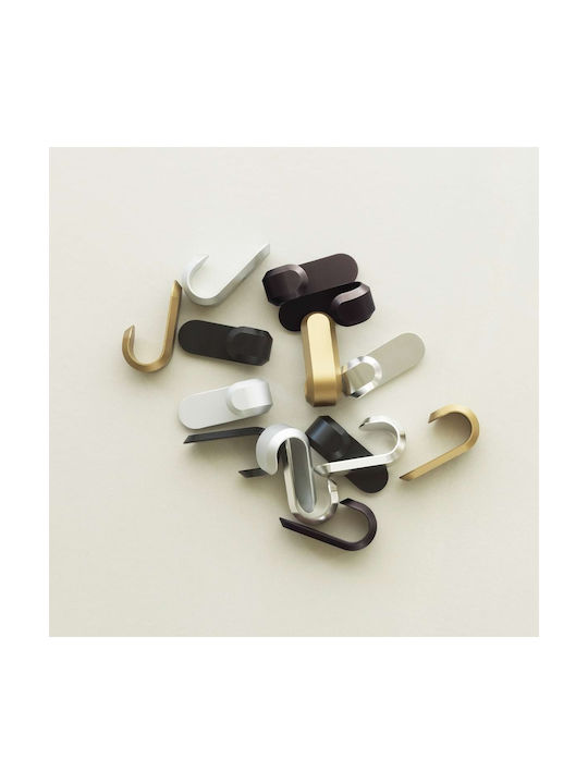 Normann Copenhagen Wall Hanger Metal Black 2.1x3x5.8cm