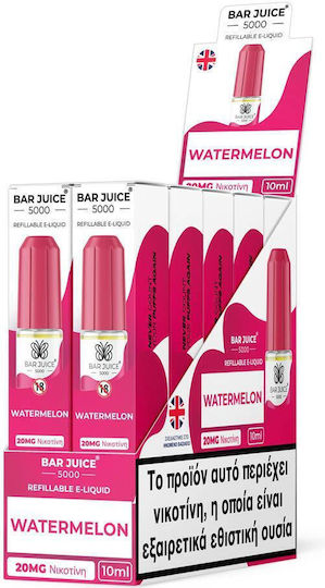 Bar Juice 5000 Ready-to-use E-Liquid Bar Salts with Fruity Flavor 20mg 10ml Watermelon