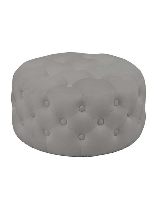 Πουφ Hocker Ferdia Grey 59x59x28.5cm