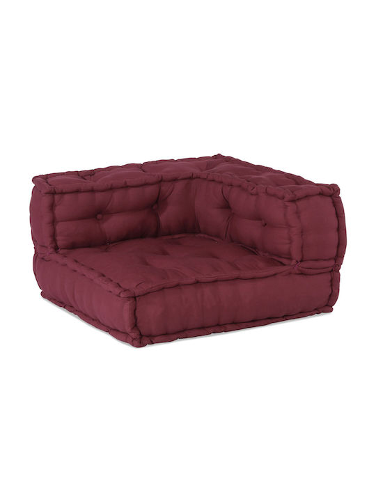 Πουφ Sofa Burgundisch 140x70x54cm