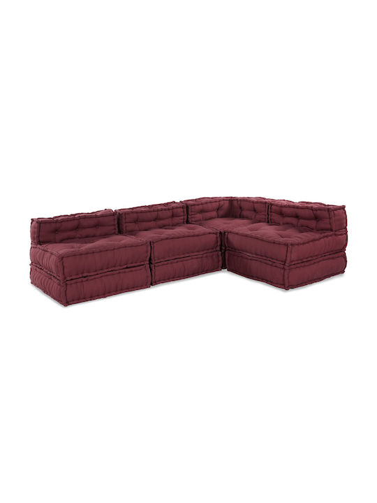 Puf Canapea Bordeaux 70x70x54cm