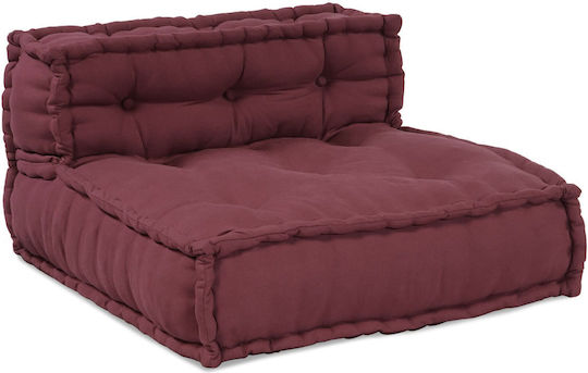 vidaXL Waterproof Burgundy Bean Bag Chair 70x70x54cm