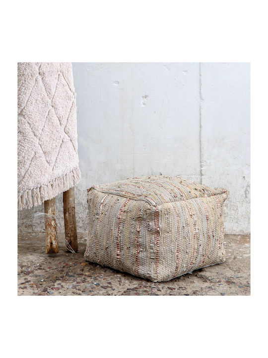 Πουφ Μαξιλάρα Ascari Πολύχρωμη 45x45x30cm