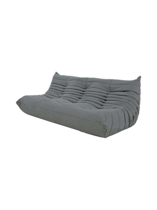 Πουφ Καναπές Togo Γκρι 70x102x70cm