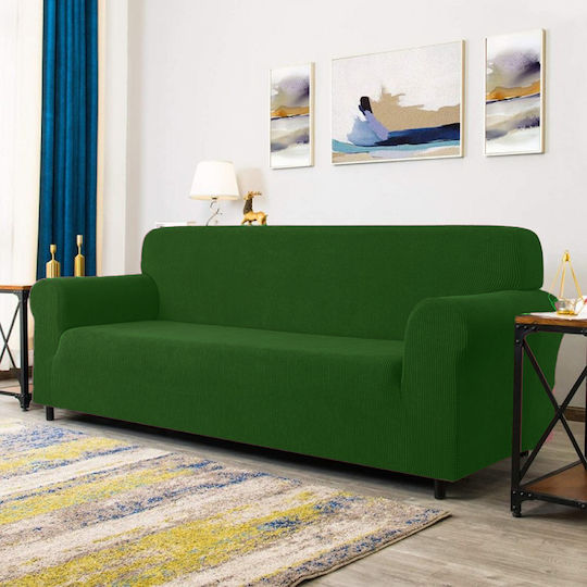 Без волан Еластичен Калъф За 4-местен диван Cupressus 1бр 4SEAT-XV-POP-GREEN