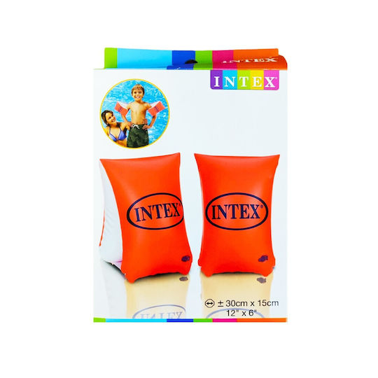 Intex Swimming Armbands from Vinyl 6-12 years 30x15cm. Orange