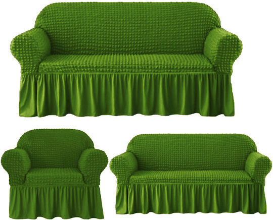 Set de Huse Elastice pentru Canapea Cupressus 3buc SET-321-KIPARISSI