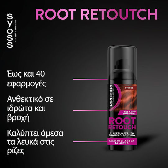 Syoss Root Retouch Боя за Коса Червено 120ml