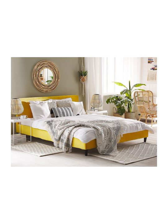 Beliani Fitou Elastic Cover for Armchair Yellow 180x200cm 1pcs 214047