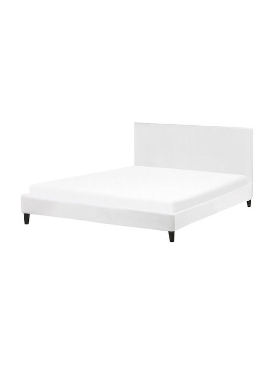 Beliani Fitou Ελαστικό Κάλυμμα Πολυθρόνας Λευκό 180x200cm