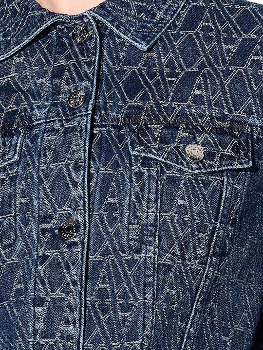 Дълъг Дамско Джинсово Яке Blue