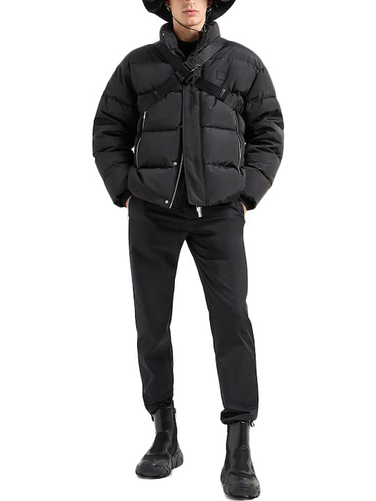 Geacă Puffer Negru