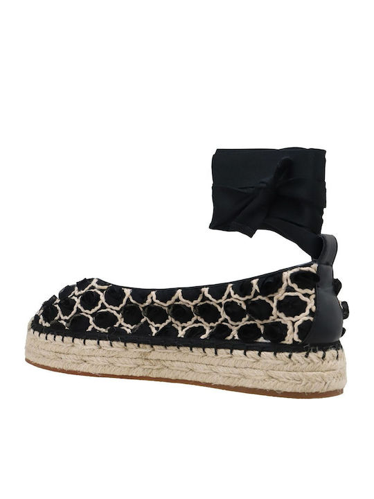 Women's Knitted Espadrilles Black