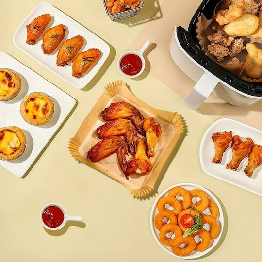 Viosarp Non-stick Papers for Air Fryer 20x20cm 50pcs