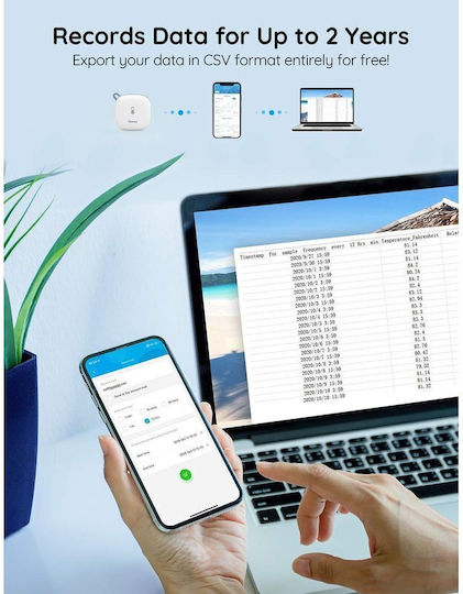 Govee H5179 Temperature - Humidity Sensor Battery Wi-Fi & Bluetooth